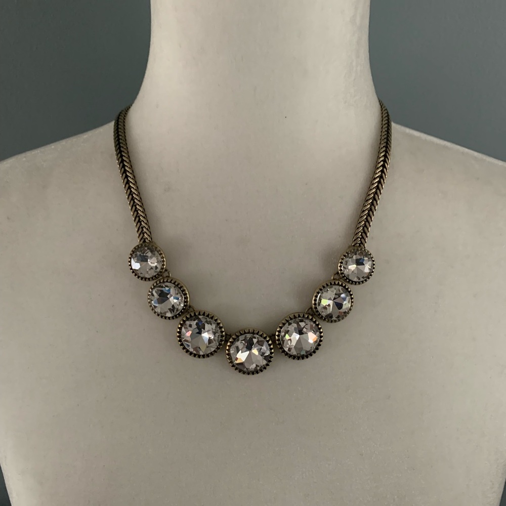 LOFT Rhinestone Statement Necklace